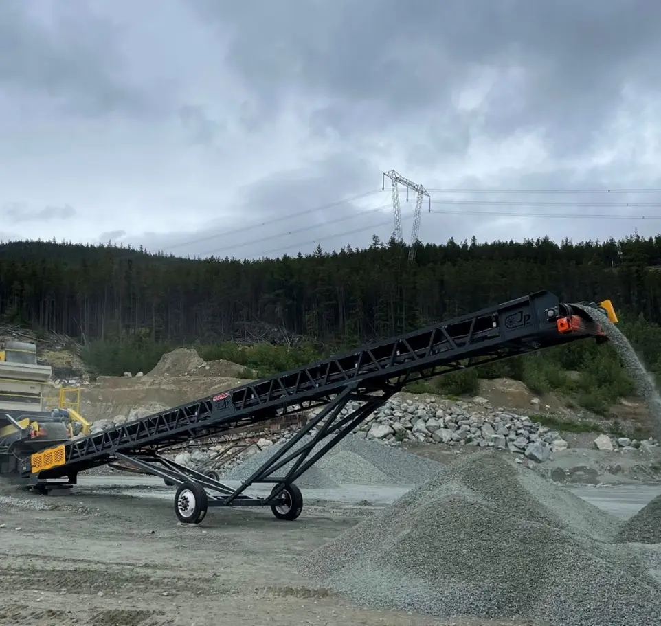 JP 36×60 Pit Portable Radial Stackers